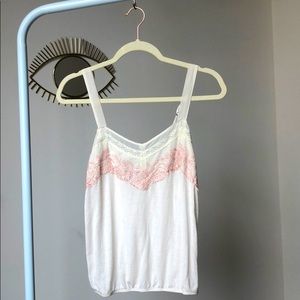 American Eagle Soft Lacy Cropped Tank
